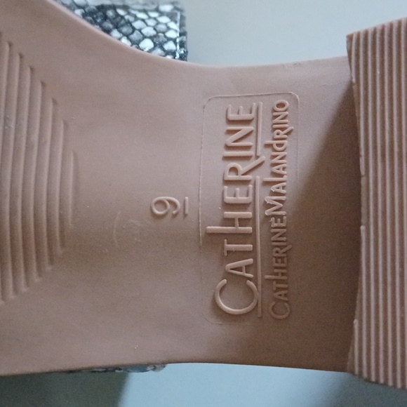 Catherine Malandrino Snakeskin Print Alaney D’Orsay Flats Pointed Toe - Picture 10 of 10